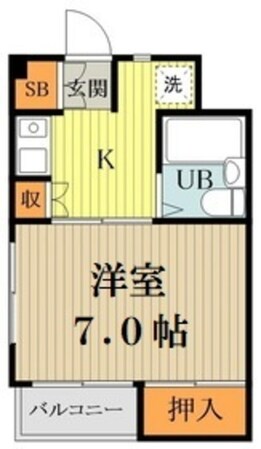 ハイツ・ブルネットの物件間取画像